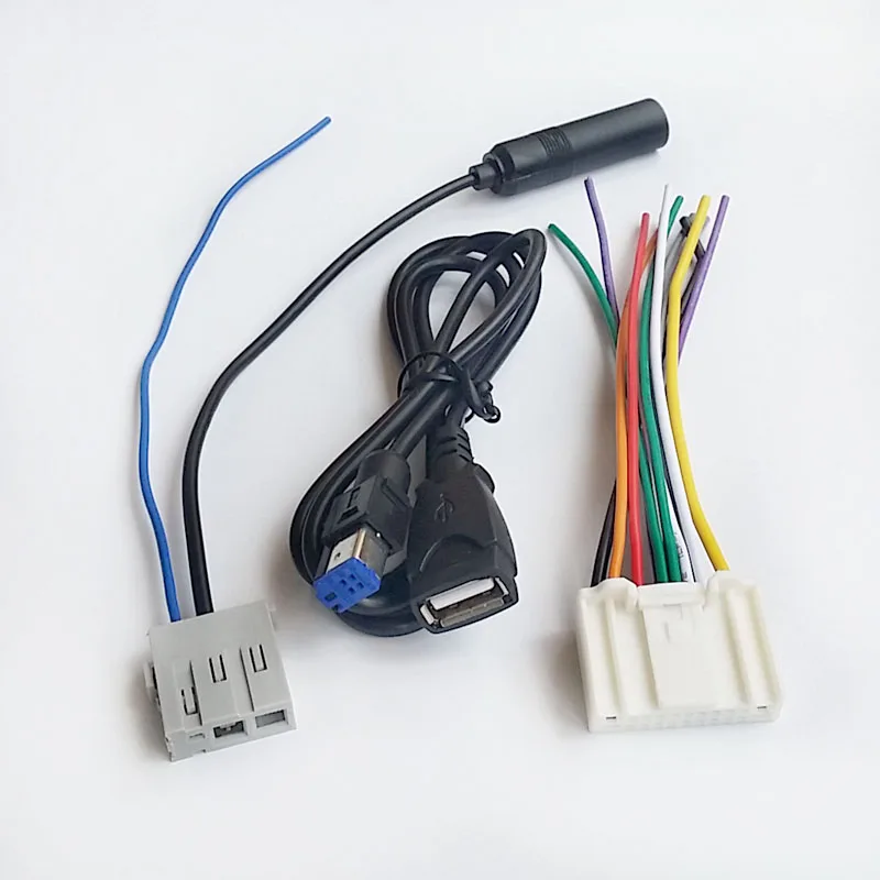 Avtomobilski Stereo Radio Snopu Antene Podaljšek USB Kabel Žice za Nissan Qashqai Novo Teana