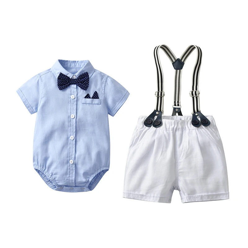 Baby Fantje, Gospod Oblačila Določa 2021 Poletje Poročno zabavo, Rojstni dan Novorojenček Dojenček Fant Obleke Vrhovi+Hlače 2Pcs Otroci Fant Obleke