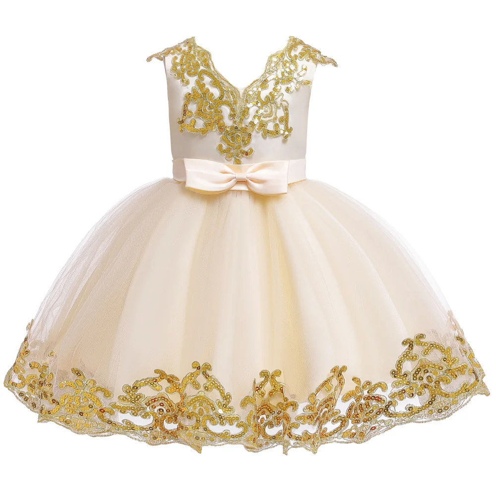 Baby Girl Oblačenja Lok Tiste Formalne Princesa Obleko Za Dekle Elegantno Rojstni Dan Obleko Baby Božič Dekle Obleko 1-12 Leto