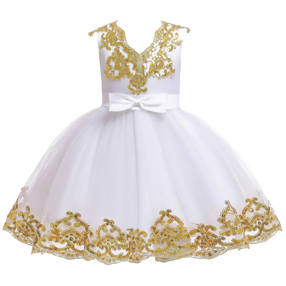 Baby Girl Oblačenja Lok Tiste Formalne Princesa Obleko Za Dekle Elegantno Rojstni Dan Obleko Baby Božič Dekle Obleko 1-12 Leto