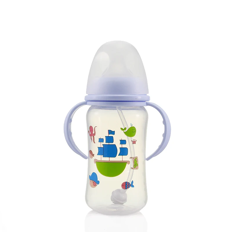 Baby Materinega mleka Steklenico Širokim Vratom Mehki Silikonski Hranjenje Odvajanja Mleka Posodo Otrok Gourd obliko Nastavek za Steklenico Novorojenčka Hranjenje