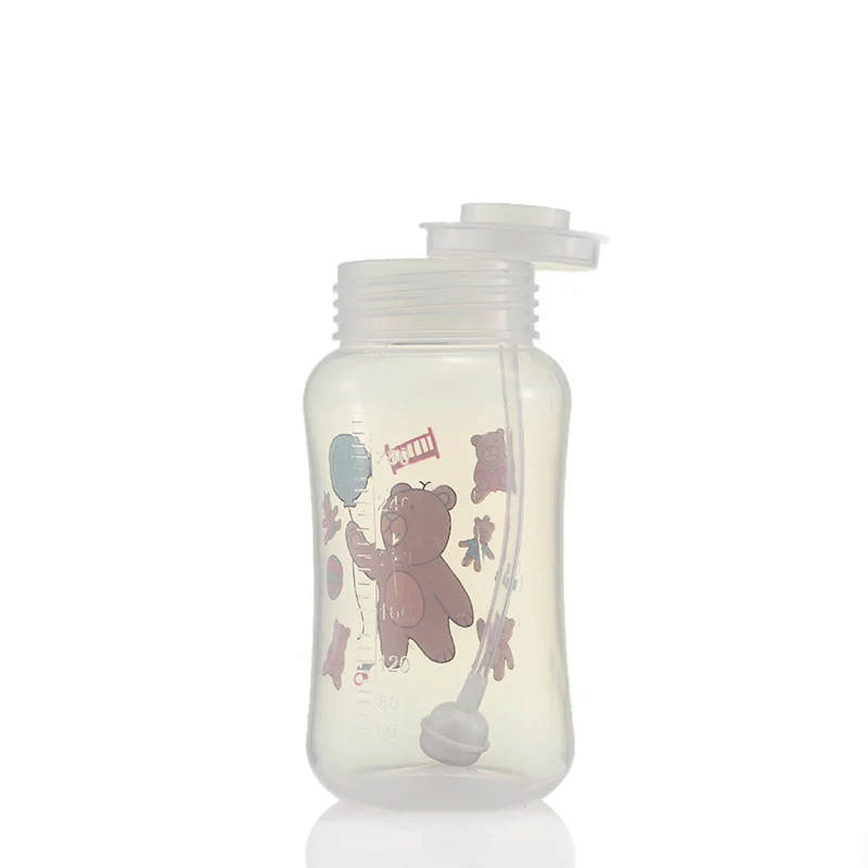Baby Materinega mleka Steklenico Širokim Vratom Mehki Silikonski Hranjenje Odvajanja Mleka Posodo Otrok Gourd obliko Nastavek za Steklenico Novorojenčka Hranjenje