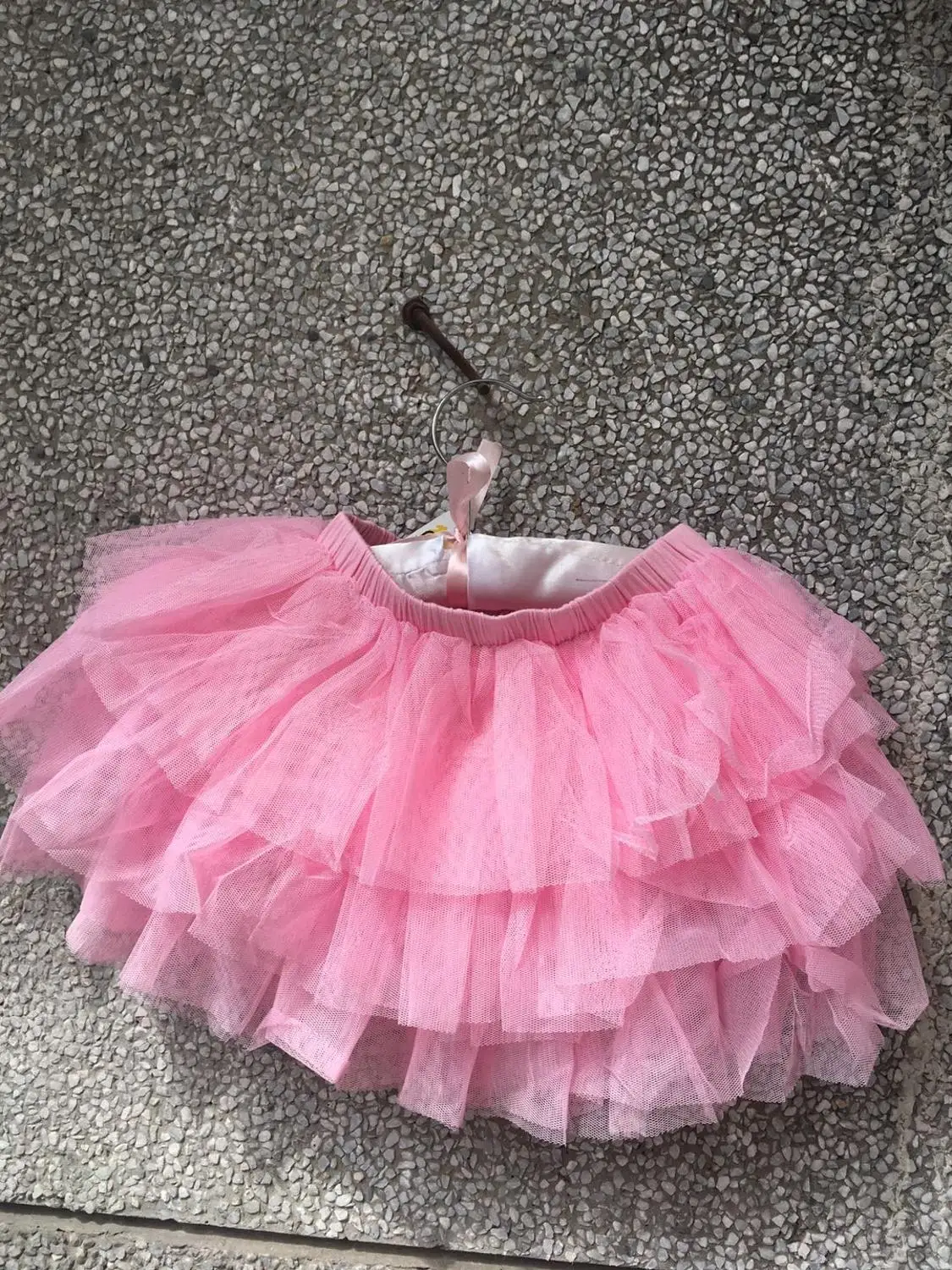 Baby Tutu Krilo korejskem Slogu Multi-plasti Bombaža Gaza Oblog Dekliška Krila Otrok Tutu Ples Krilo Rumena, Roza barve