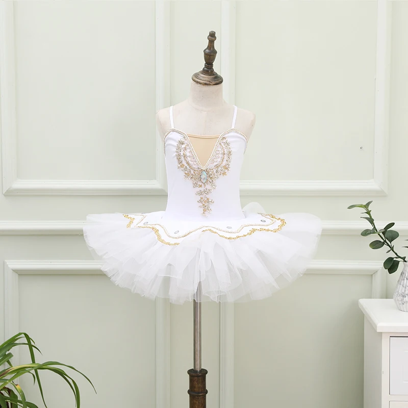 Balet Tutu Swan Lake Dekleta Balet Kostum Balerina Stopnji Uspešnosti kažejo Otroke, Balet Strokovno Plesno Obleko Za otroke