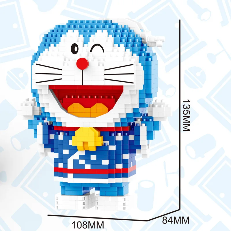Balody Bloki Anime Model Vesel Doraemon Japonski Risani Slika Stavbe Igrače za Dekleta Predstavlja brinquedos Otroci Darila 16137
