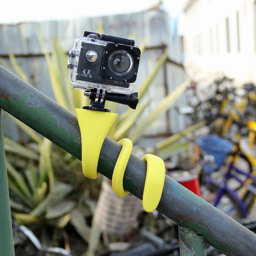 Banana Pod Prilagodljiv Hobotnica Mini šport Fotoaparat Stojalo, Selfie Palico za Gopro Hero5 4 3+Seji Xiao Mi Yi SJCAM za iPhoneX