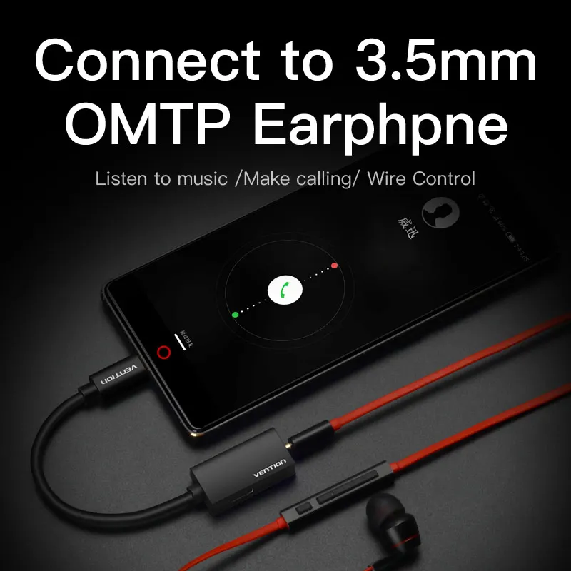 Banja USB Tip C do 3,5 mm Slušalke Adapter za Polnilnik USB-C Audio Kabel za Aux 3.5 Jack za Slušalke Napajalnik za Xiaomi Mi6 MIX2 Huawei