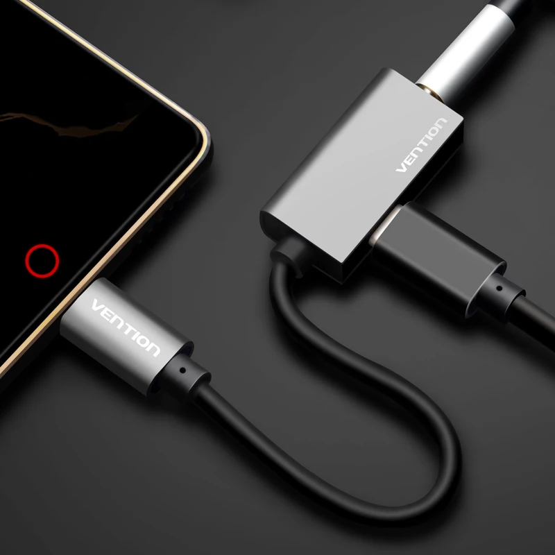 Banja USB Tip C do 3,5 mm Slušalke Adapter za Polnilnik USB-C Audio Kabel za Aux 3.5 Jack za Slušalke Napajalnik za Xiaomi Mi6 MIX2 Huawei