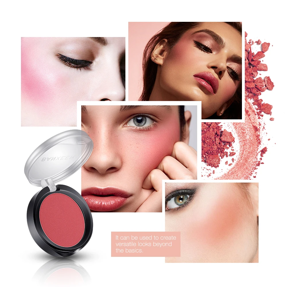 BANXEER Rdečilo v Prahu Ličila Paleta 6 Barv dolgotrajni Mat Make Up Naravnih Lice Obris Rdečilo Kozmetični Obraz Rdečilo