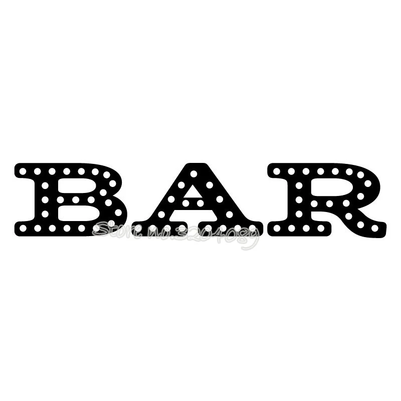 Bar Nadstrešek Prijavite vinilne Nalepke Odstranljive Vinil Umetnosti Nalepke za Poroke Restavracije V Domačem Bari Bar Vozički Kuhinje zidana EA502