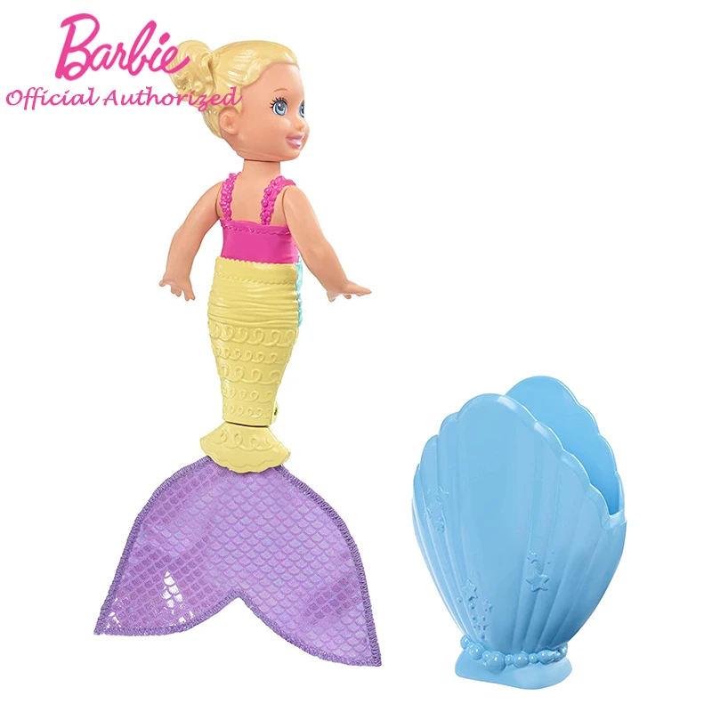 Barbie blagovne Znamke Slepo Polje morska deklica Serije Lutke Presenečenje Paket Naključno Igrače Otrok Darilo za Rojstni dan GHR66 Lupini Obliko Za Dekleta