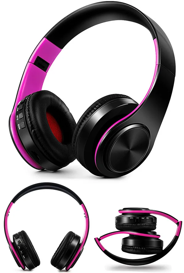 Barvita LPT660 stereo Audio (stereo zvok Zložljive Slušalke Bluetooth Brezžične Slušalke Slušalke podpira TF kartice z Mikrofonom za Iphone