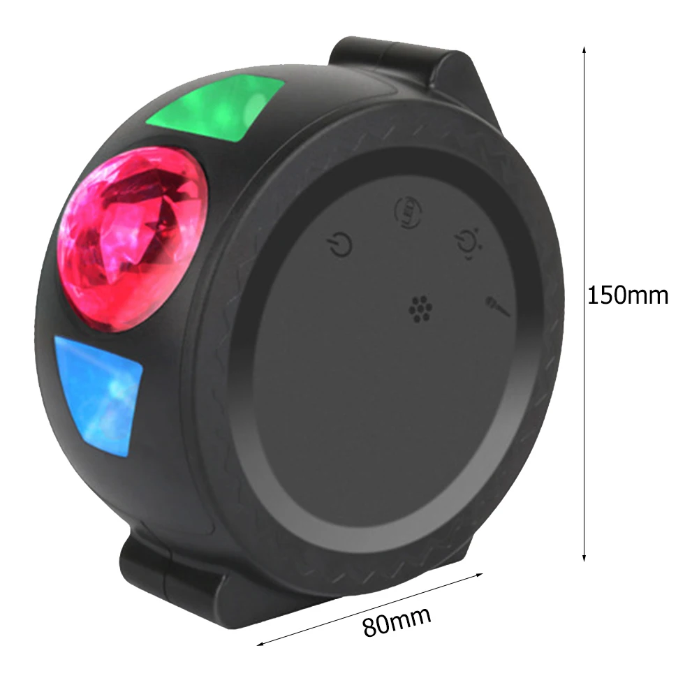 Barvita Projektor Zvezdnato Nebo noč USB Touch Preklopite Igralec otrok Noč Lahka Romantična Projekcija Lučka Darilo 6 Barv