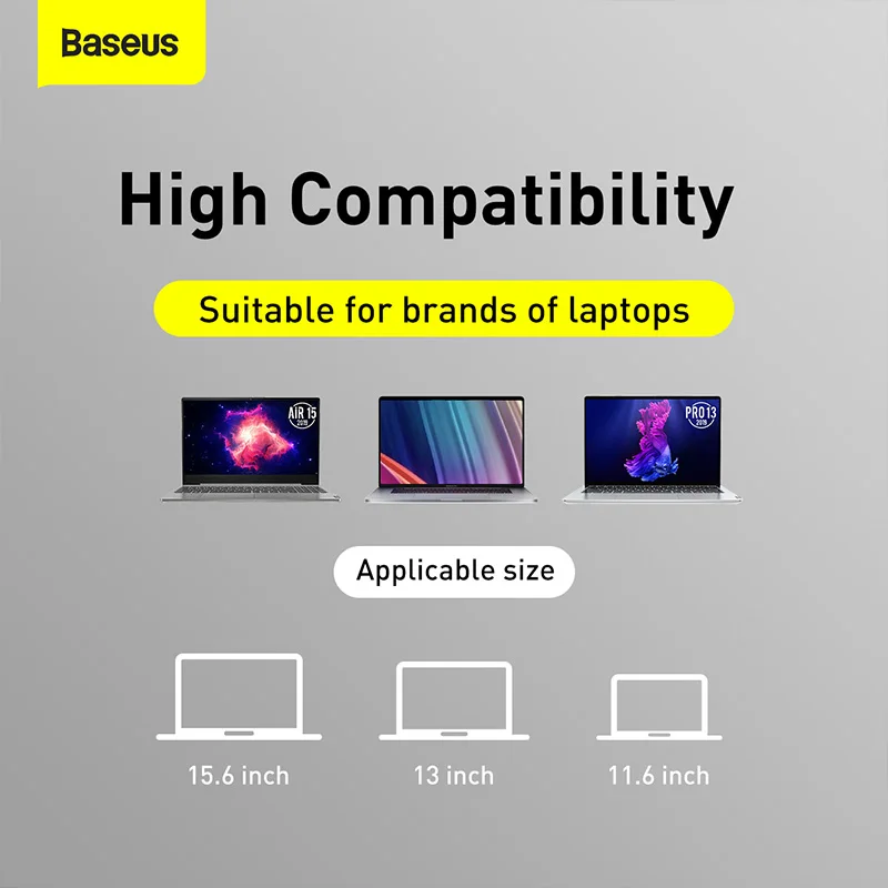 Baseus Notebook Laptop Stand Prenosni Nosilec za MacBook Air Zložljivo Stojalo za Prenosni računalnik PC, Notebook, Laptop Hlajenje Nosilec Riser