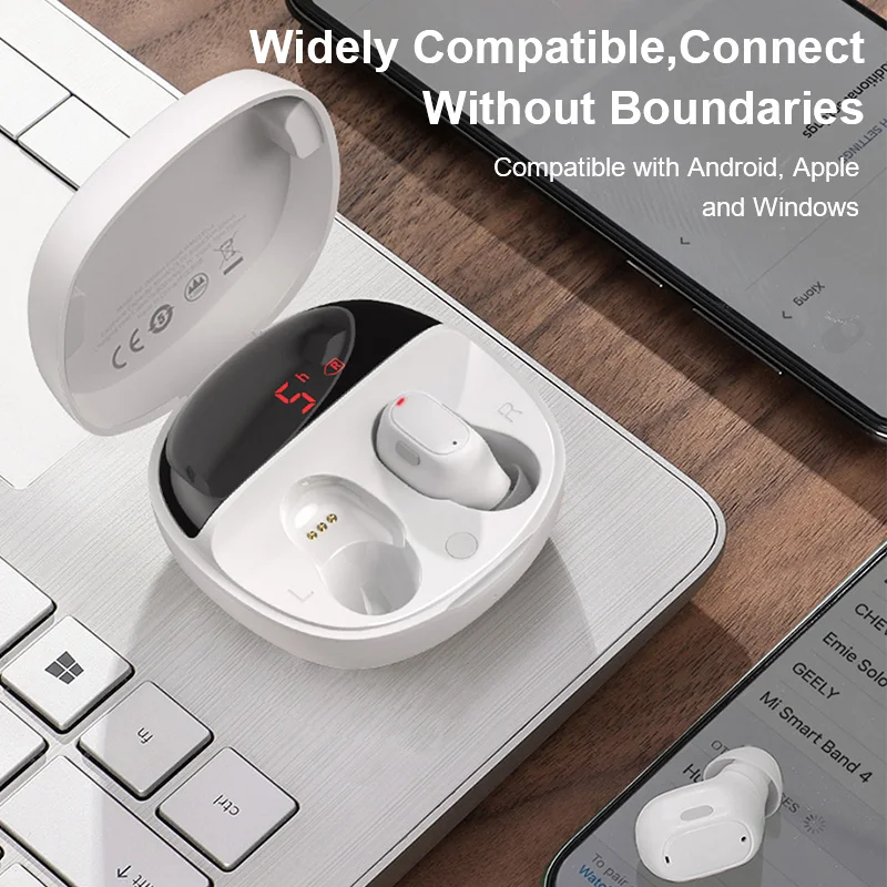 Baseus WM01 Plus TWS Brezžične Slušalke Bluetooth 5.0 Slušalke Pravi Brezžični Čepkov Stereo V Uho Slušalke Z Digitalnim prikazom