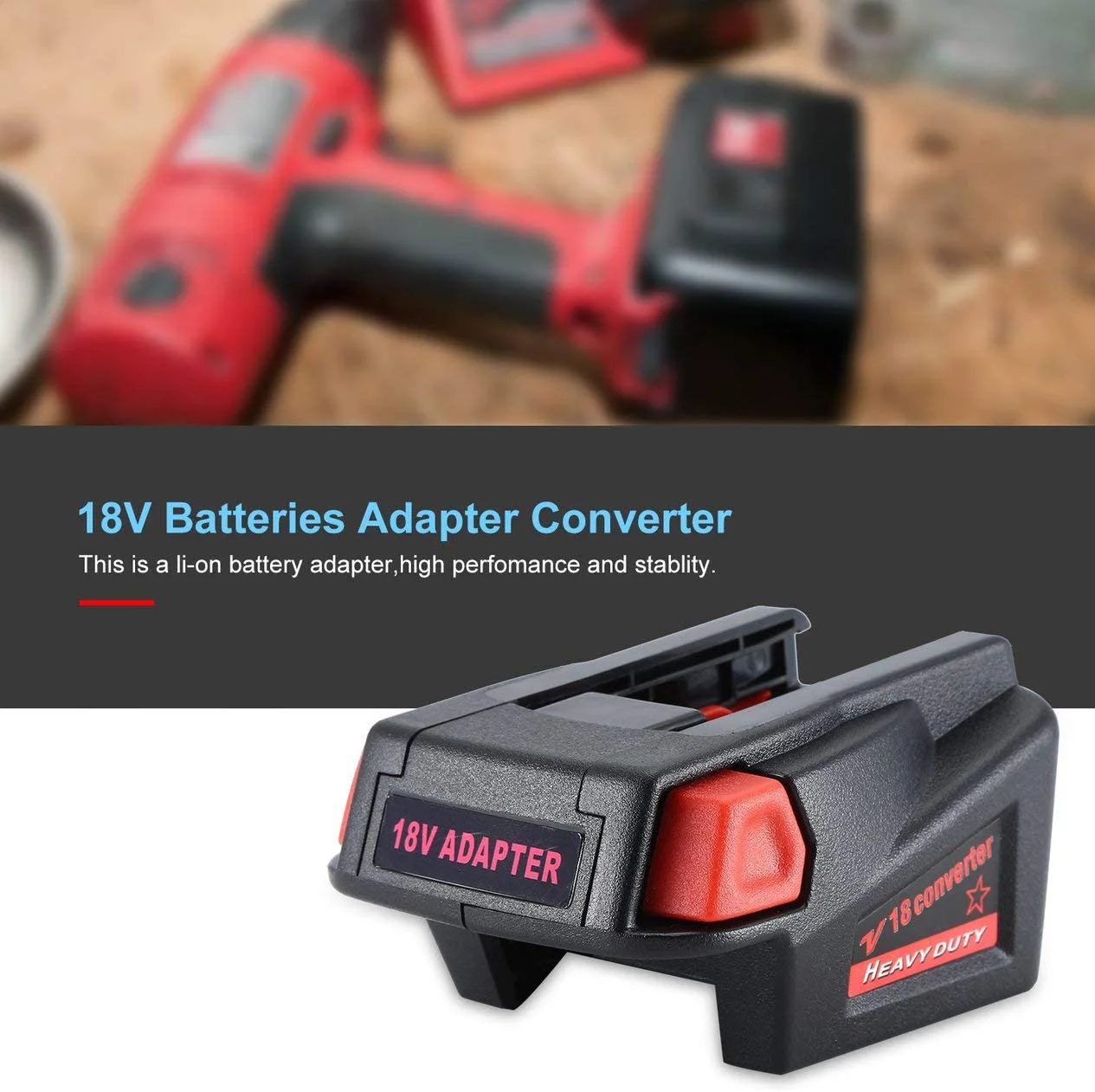 Baterija Adapter Pretvornik z USB Port Polnjenje za Milwaukee M18 18V Li-ion Baterija za Milwaukee V18 48-11-1830 Baterije