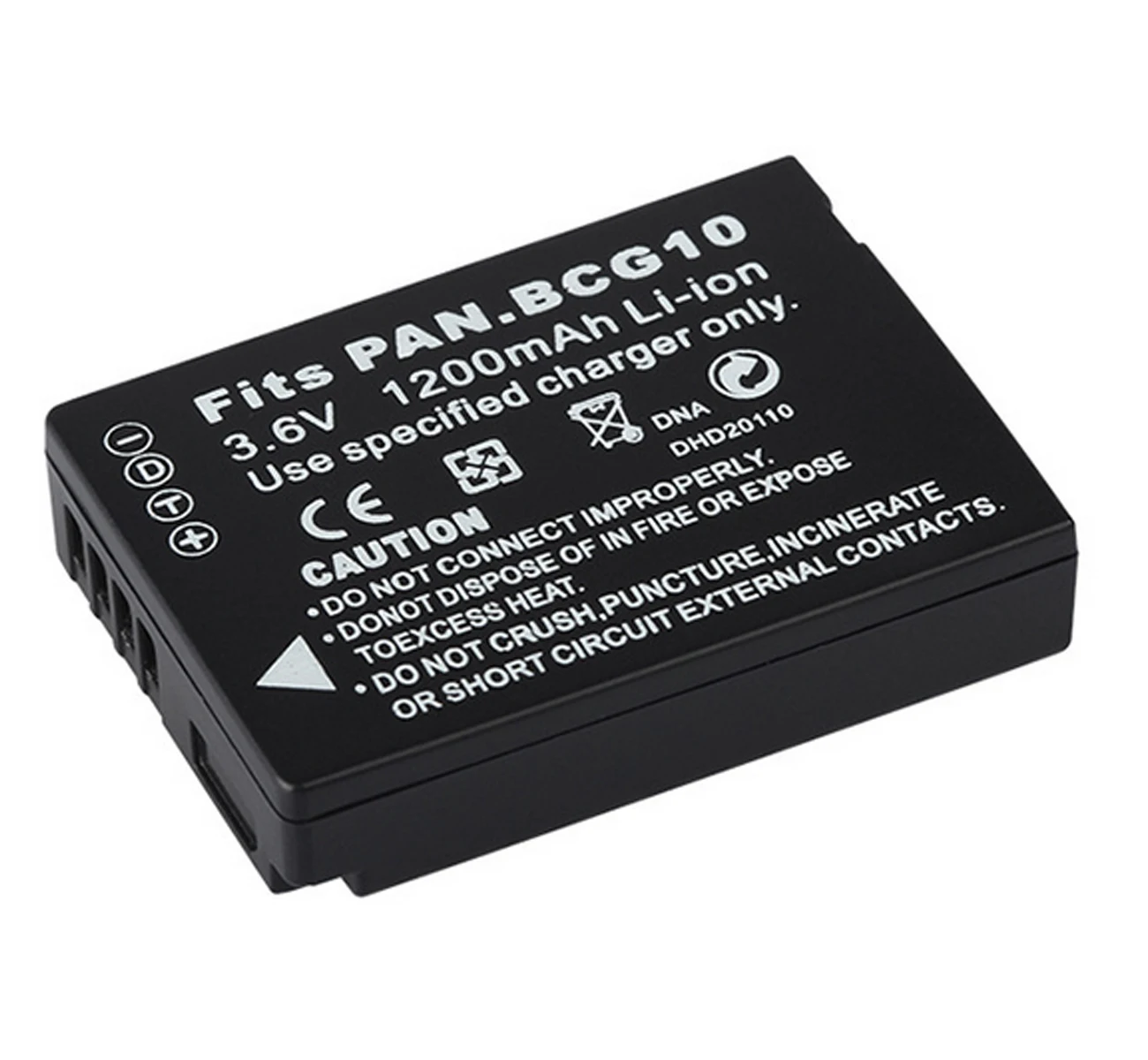 Baterija za Panasonic DMWBCG10, DMW-BCG10, DMW-BCG10E, DMW-BCG10PP Polnilna Litij-ionska