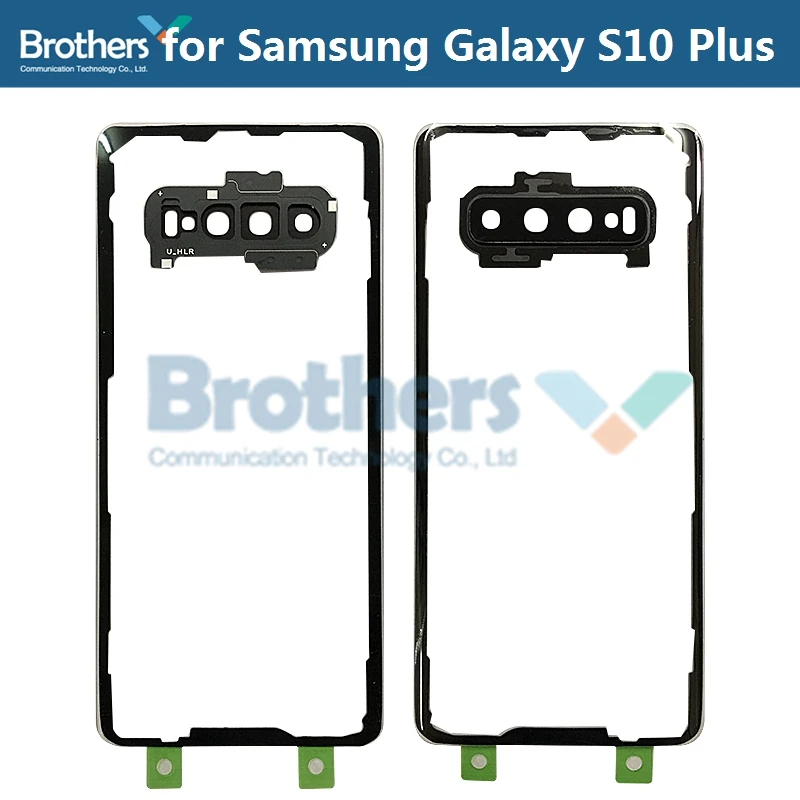 Baterije, Ohišje za Samsung Galaxy S10 S10e S10 Plus Prozoren pokrov Baterije s Kamero Stekla Nazaj Kritje za G973 G970 G975