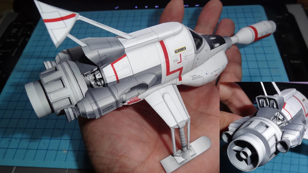 Battlestar Galactica NLP-Knjiga Model DIY Ročno Fancy Igrača Garaža Kit Papir Obrt Dekoracijo