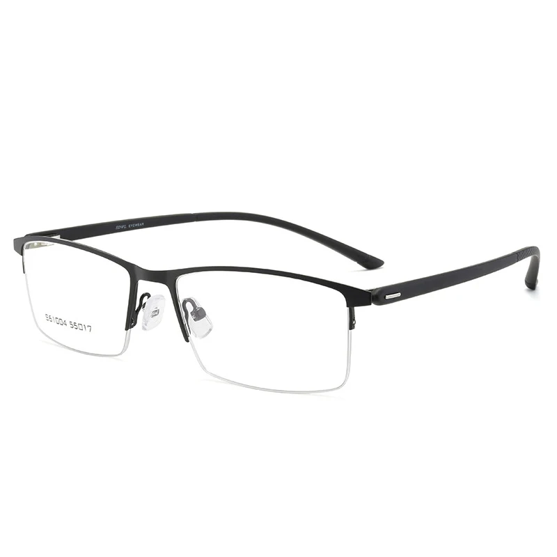BCLEAR Moških Titanove Zlitine Očala Okvir za Moške Očala Prilagodljiv Templjev Noge IP Galvanizacijo Zlitine Material Pol Platišča 2020