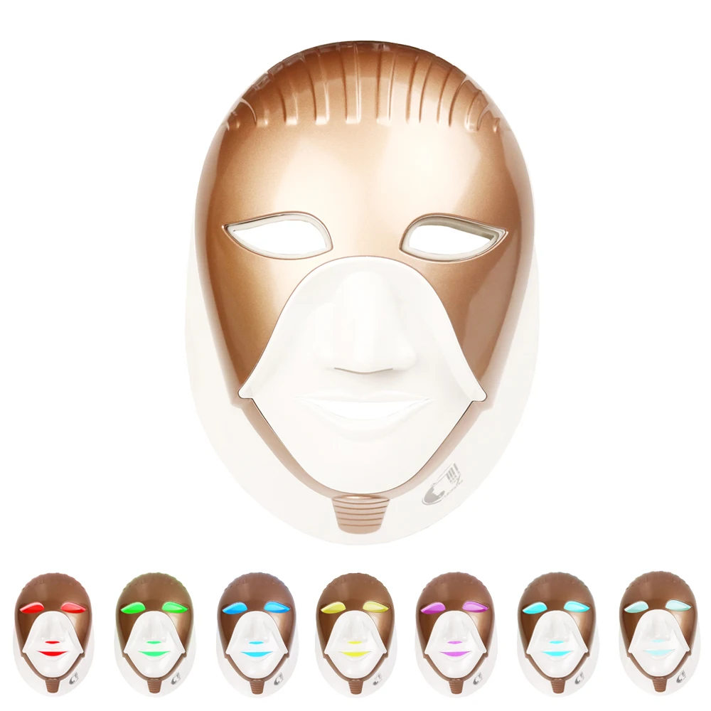 BeeRuddy LED Obrazne Maske, 7 Barv Svetlobe za Nego Kože, Pomlajevanje Gubam Akne Odstranitev Obraz Beauty Spa Orodja