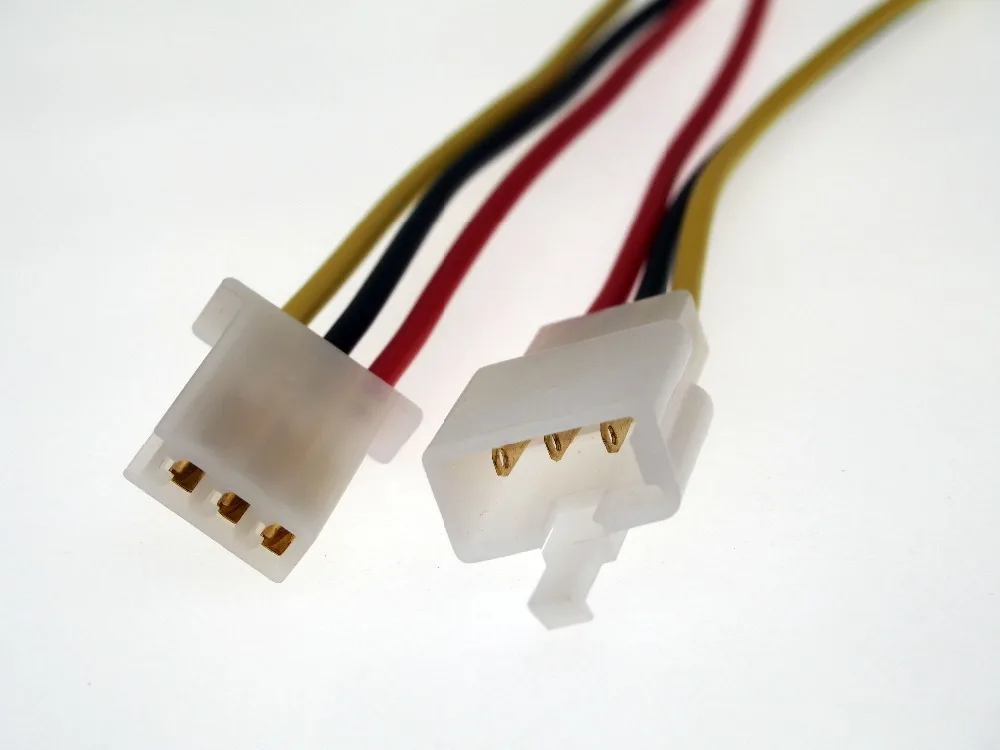 Bela 2,8 mm 3 pin Električni Priključek, vtič z 10 CM bakrene žice za E-Kolo,motorno kolo,Motor,avto, itd.