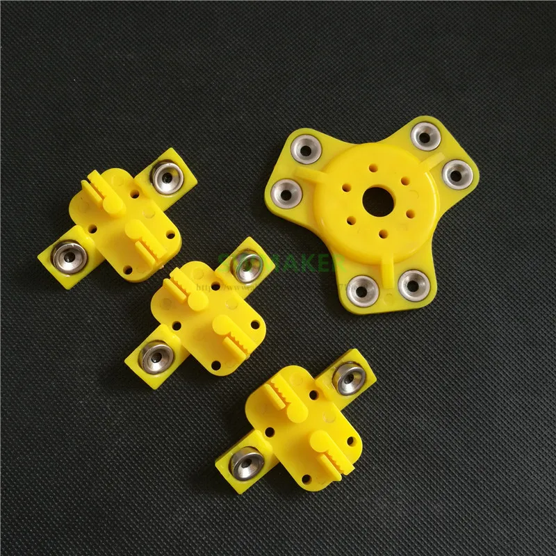Bela barva Reprap Delta Kossel k800 plastičnih magnetni effector+ prevoz komplet Za DIY 3Dprinter