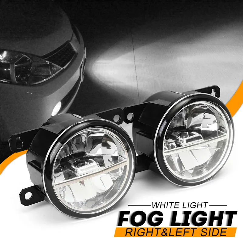 Beli LED Avto Vožnjo meglenke 9LEDs Auto meglenki spredaj Odbijača, luči za Honda CRV/Civic za Odyssey/Fit