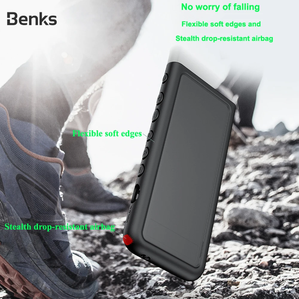 Benks Prožna, Mehka, Tanka Zaščitna Kožo Pokrivajo Primeru Za Sony Walkman NW-ZX500 ZX505 ZX507