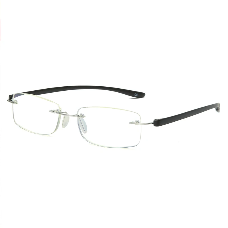 Bifocal brez okvirjev Obravnavi Očala za Moške in Ženske, Anti-modra Svetloba, Branje Očala, Dioptrije +100 + 150 +200 +300 +400 TR90