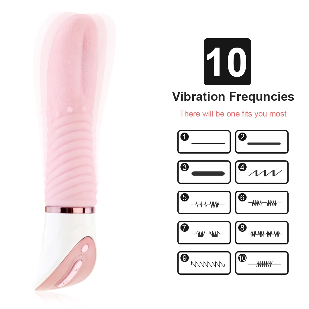 Big Jezika Massager 2 v 1 Ustni Klitoris Stimulator Dildo Vibratorji Massager Vagina Sex Igrače za Ženske Ženski Spogleduje Igrače Sexo