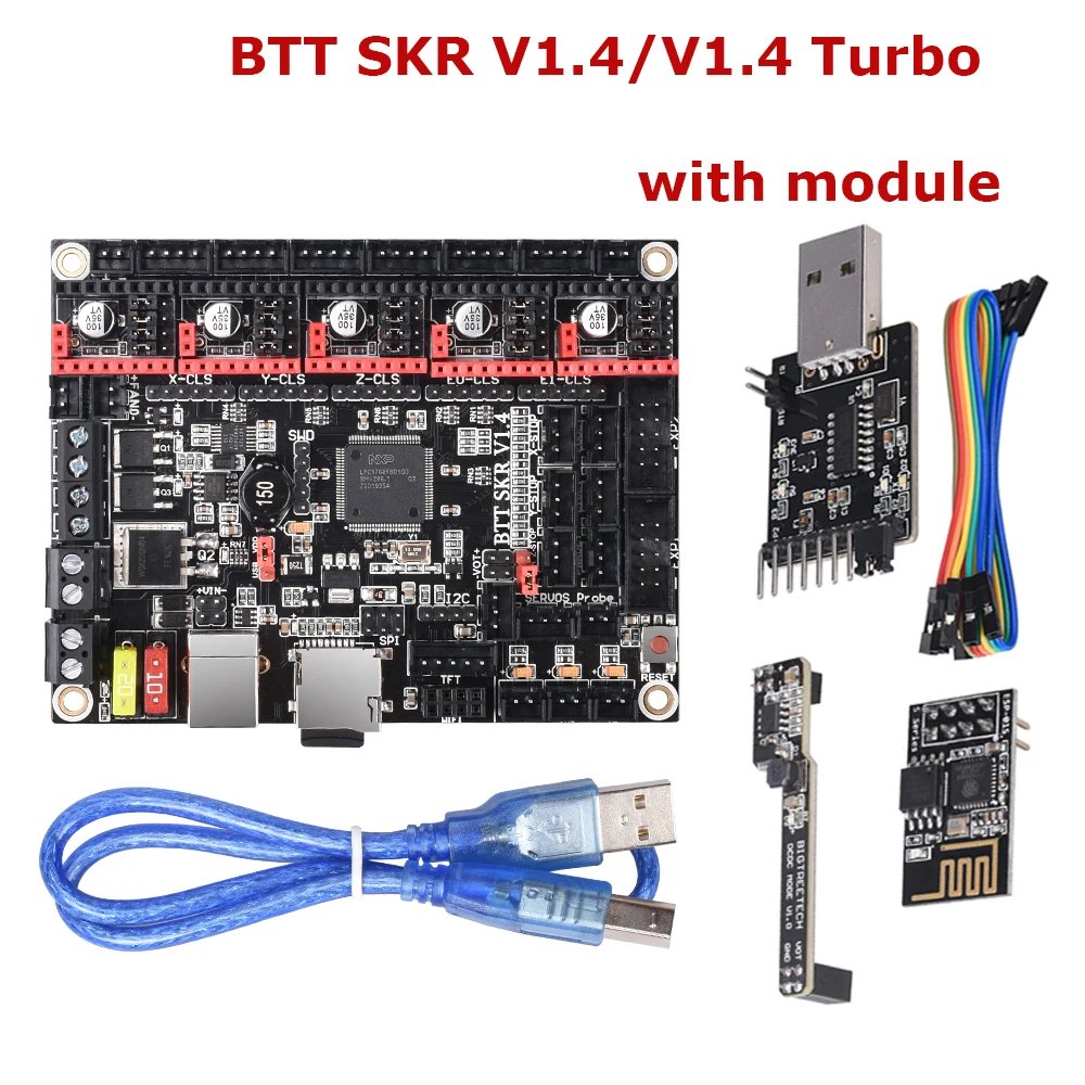 BIGTREETECH BTT SKR V1.4 Turbo SKR V1.4 32-Bitne Nadzorne plošče WIFI+DCDC+Pisatelj 3d Tiskalnik Deli Za Ender3 vs SKR V1.3 TMC2209