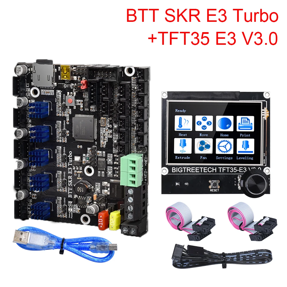BIGTREETECH SKR E3 Turbo Nadzorni Odbor Z TMC2209 UART TFT35 E3 V3.0 Zaslon na Dotik 3D Tiskalnik Deli Za Edaja 3 V2 SKR MINI E3
