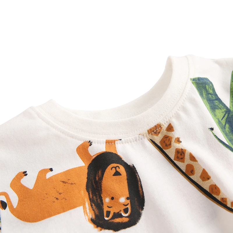 BINIDUCKLING Otroška oblačila, oblačila Sklop Fant Malčka, risanka natisnjeni kratki rokavi T-shirt majica + hlače Poleti Dojenčka bombaž obleke