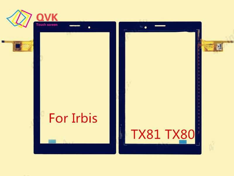 Black zaslon na Dotik za 8 Inch Irbis TZ87 TZ86 TZ85 TZ82 TX90 TX89 TX88 TX81 TX80 TX79 Kapacitivni zaslon na dotik plošče