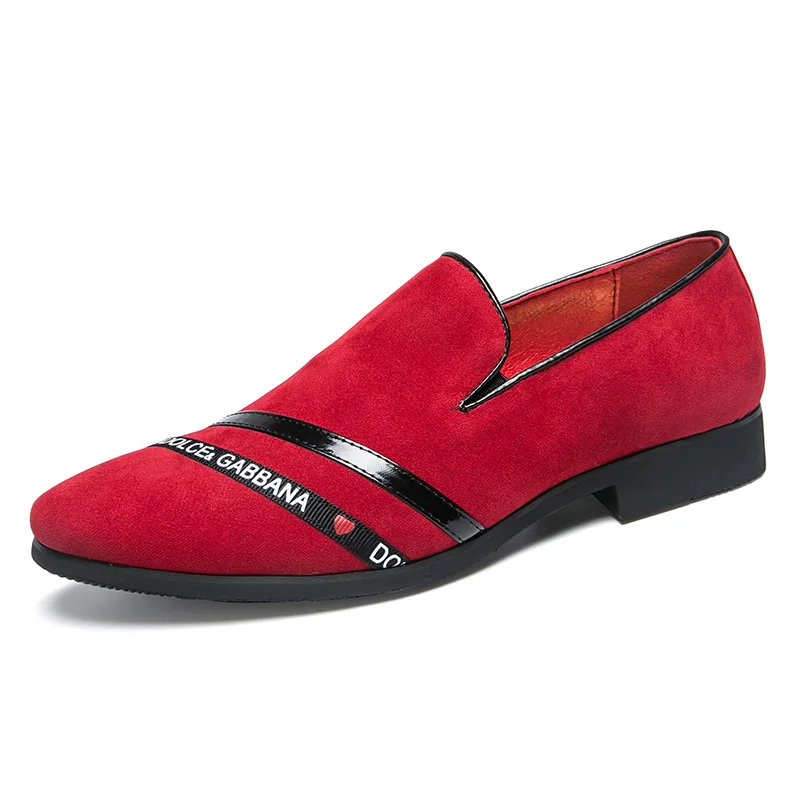 Blagovne znamke Slog Moških Loafers Lepe Pismo Vezenje Kajenje Obleko Čevlje Elegantni Čevlji Za Človeka, Moda Casual Moški Stanovanj