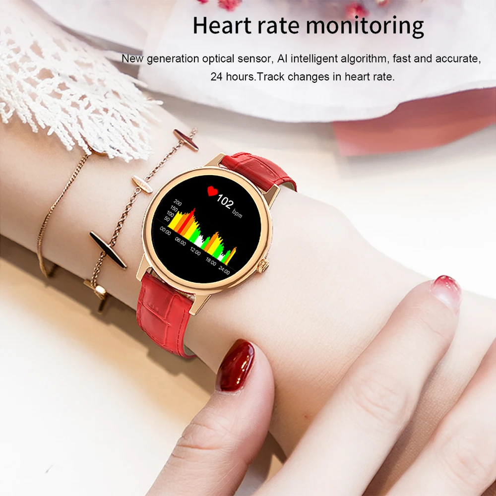 Blagovne znamke Smart Gledajo Moški Ženske Ure z Srčni utrip, Krvni Tlak Monitor Poln na Dotik Fitnes Tracker Smartwatch Za Android iOS