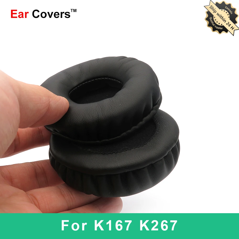 Blazinic Za AKG K167 K267 Slušalke Earpads Zamenjava za Slušalke Ear Pad PU Usnje Goba Pene