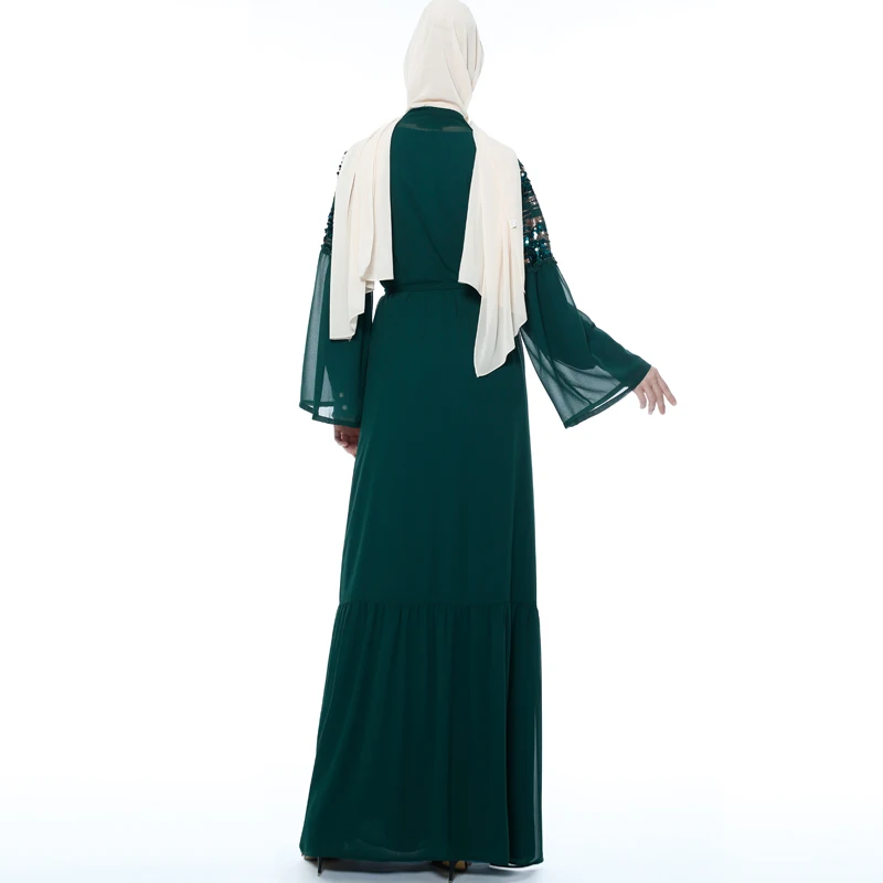 Bleščica Abaya Kimono Dubaj Muslimansko Obleko, Hidžab Abayas Za Ženske Maroški Tam Kaftan Caftan Turški Molitev Islamska Oblačila Haljo Oman