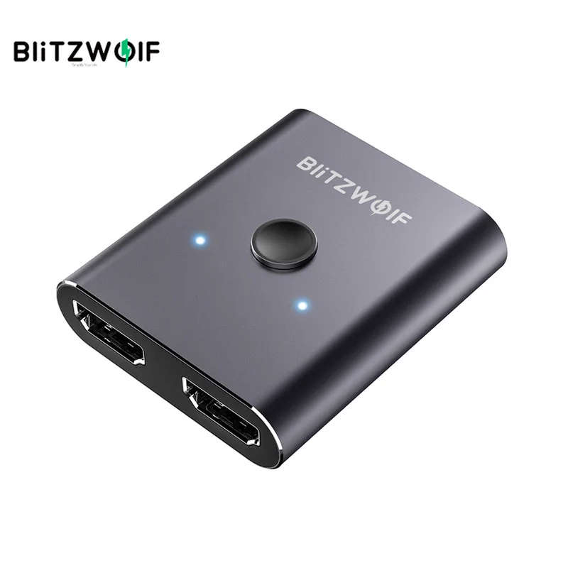 BlitzWolf Bi-Directional HDMI je združljiv Preklopnik 1 Vhod 2 Izhod / Vhod 2 1 Izhodna Video Splitter 1080P Video Prikaz Dongle
