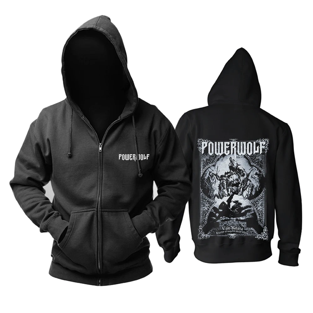 Bloodhoof Powerwolf death metal black novo zadrgo Hoodie Azijskih Velikost