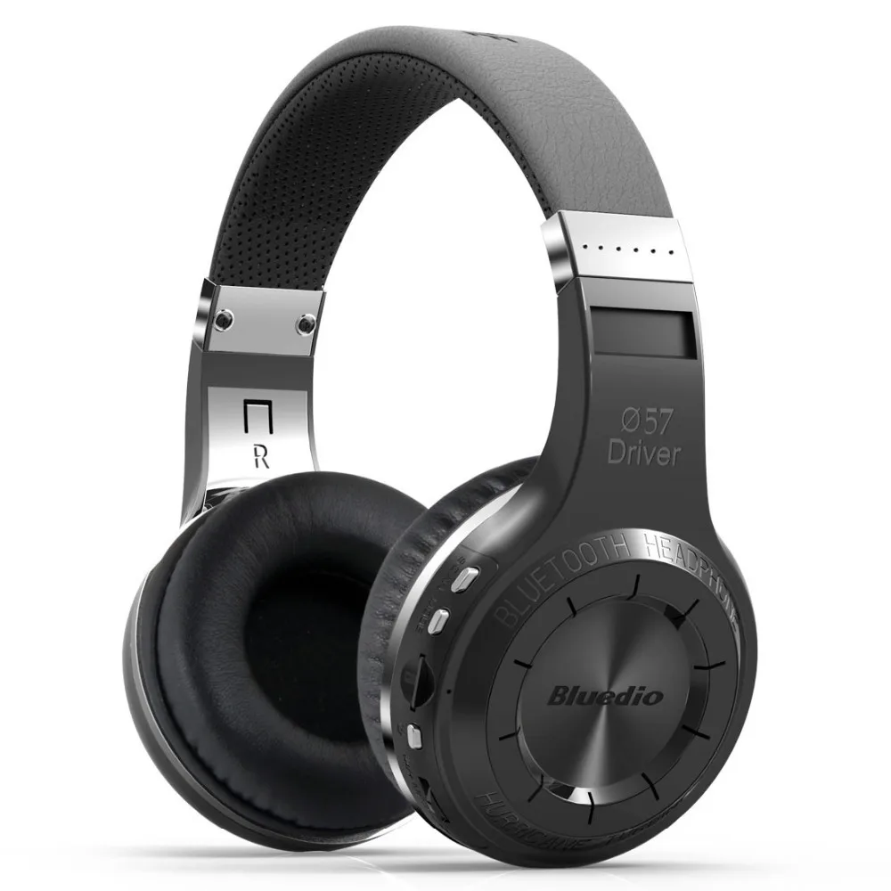 Bluedio slušalke H+ FM radio in kartica SD Bluetooth Brezžične Stereo slušalke Nad uho za xiaomi huawei samsung iphone