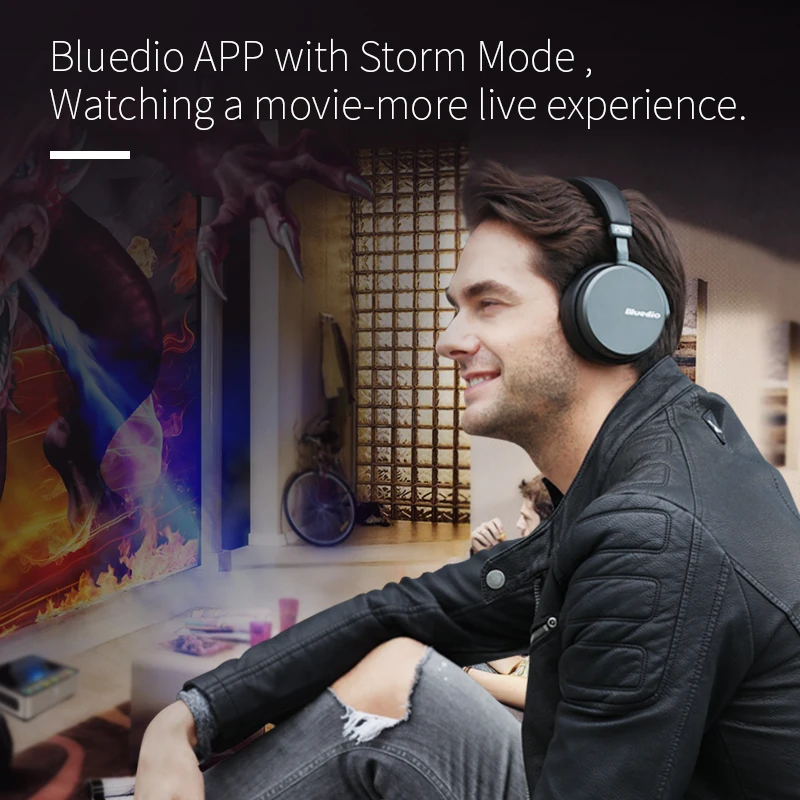 Bluedio V2 Bluetooth slušalke Brezžične slušalke PPS12 vozniki z mikrofonom high-end slušalke za telefon in glasbe