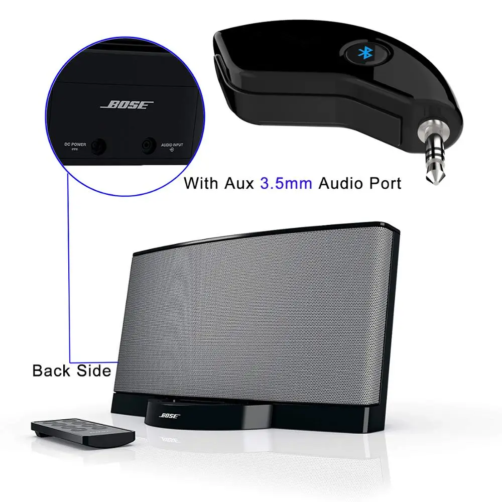 Bluetooth 4.2 Aux Brezžični Adapter Stereo Glasbeni Sprejemnik Komplet Za Bose Zvočniki S Pomožnim 3,5 mm Line-in, Audio Izhod