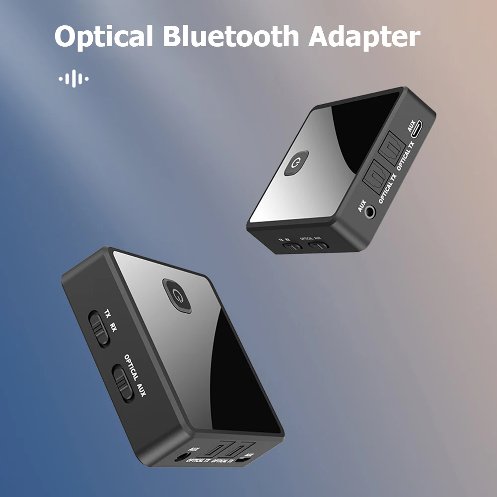Bluetooth 5.0 Avdio Sprejemnik Oddajnik 3.5 mm AUX Priključek SPDIF Brezžični Glasbeni Adapter za TV Ojačevalniki Zvočniki PC Specifikacija