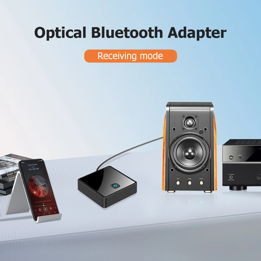 Bluetooth 5.0 Avdio Sprejemnik Oddajnik 3.5 mm AUX Priključek SPDIF Brezžični Glasbeni Adapter za TV Ojačevalniki Zvočniki PC Specifikacija