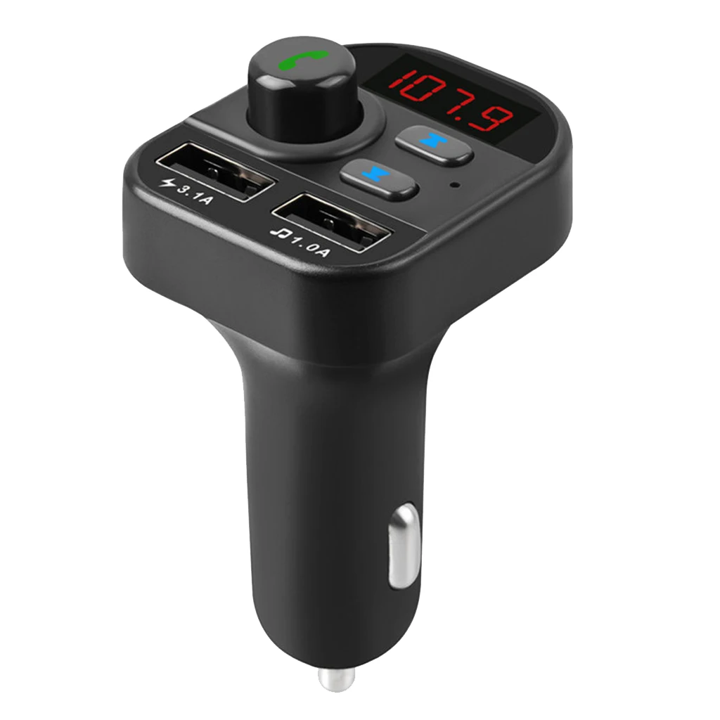 Bluetooth 5.1 Avto MP3 Predvajalnik, Stereo FM Oddajnik Dvojno USB