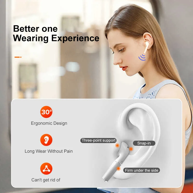 Bluetooth slušalke brezžične slušalke hrupa preklic mini čepkov s polnjenjem polje mikrofon šport slušalka za mobilni telefon