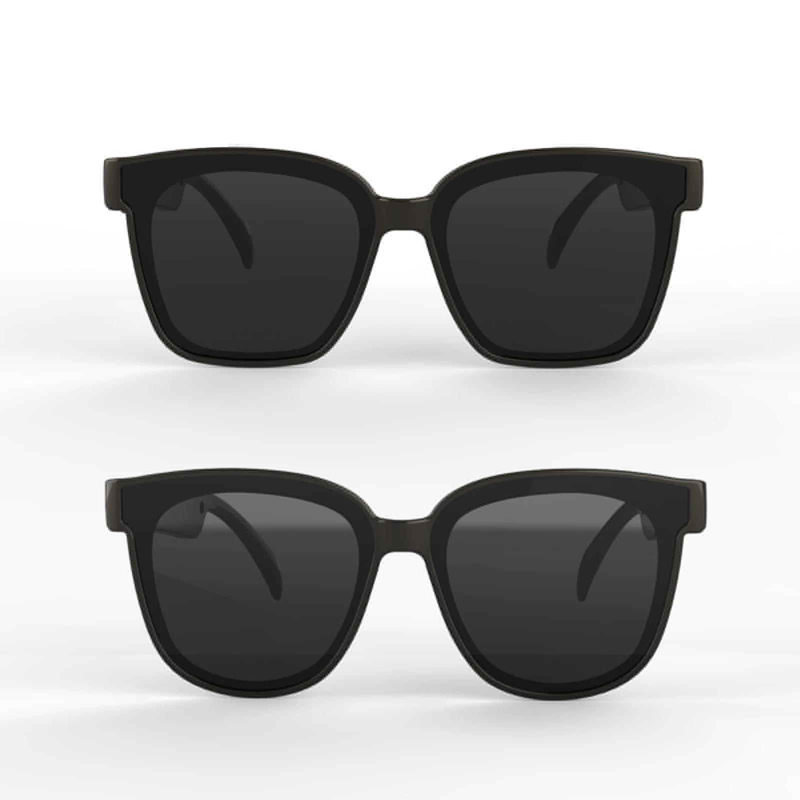 Bluetooth Smart Glasses Mikrofon Slušalke Directional Avdio Dotik Pametna Očala Glasbe Klic UV Zaščite, sončna Očala Šport