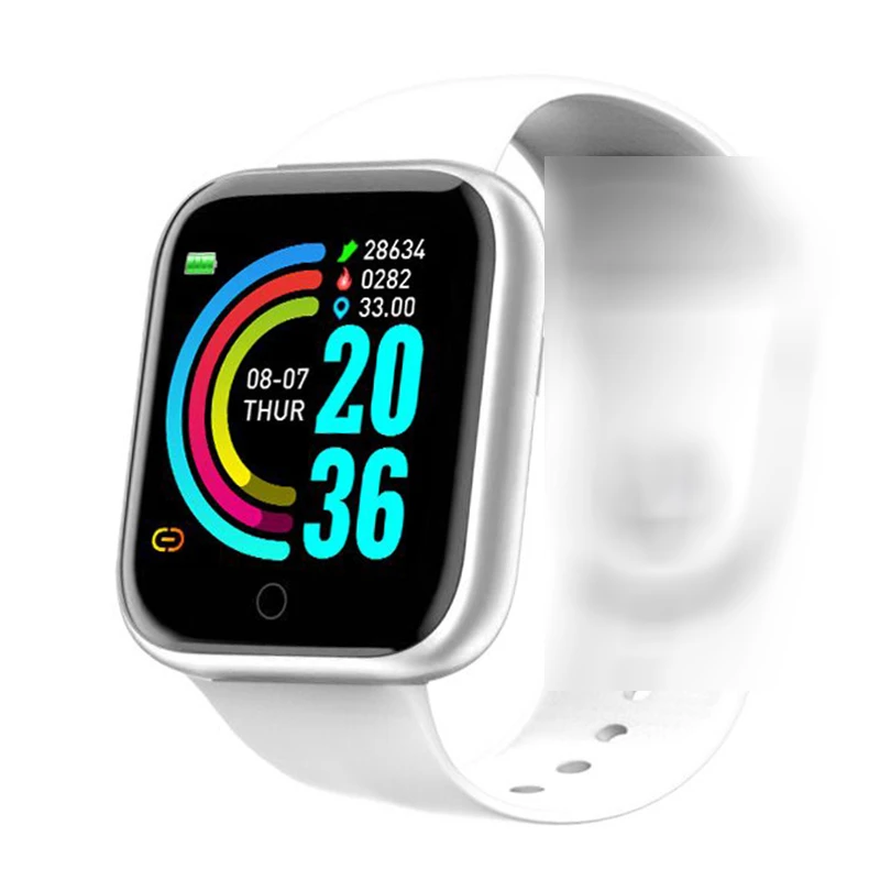 Bluetooth Smart Ure D20 Moški Nepremočljiva Šport Fitnes Tracker Pametna Zapestnica Krvnega Tlaka, Srčnega Utripa Y68 Smartwatch